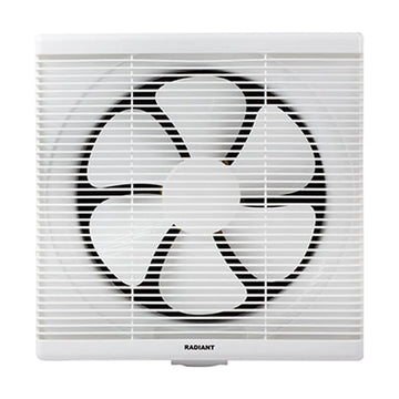 Radiant Extractor Fan Square Wall-Louvre Fan White 48W - image 01