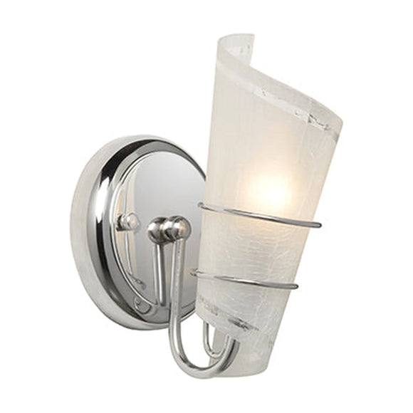 Radiant Wall Light Scroll Chrome E14 1x60w - image 01
