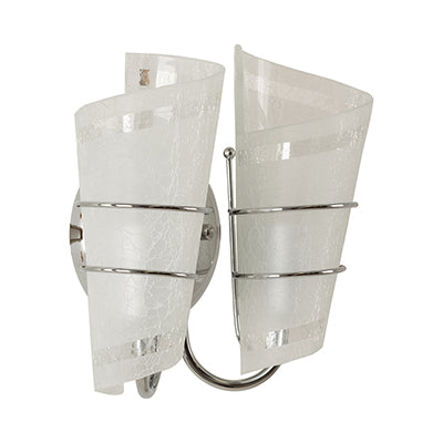 Radiant Wall Light Scroll Chrome E14 2x60w in Electrical & Lighting,Lighting,Interior Lighting