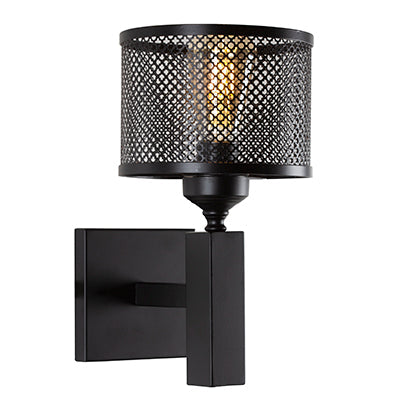 Radiant Wall Light Mesh  Black E27 1x60w in Electrical & Lighting,Lighting,Interior Lighting