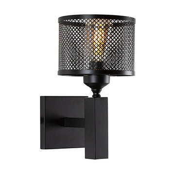 Radiant Wall Light Mesh Black E27 1x60w - image 01
