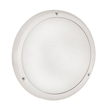 Radiant Bulkhead Eco White Opal E27 1x15W in Electrical & Lighting_Interior Lighting