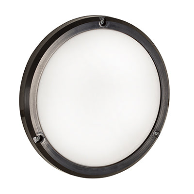 Radiant Bulkhead Eco Black Opal E27 1x15W in Electrical & Lighting_Interior Lighting