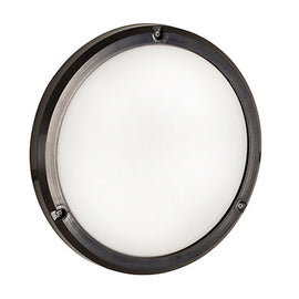 Radiant Bulkhead Eco Black Opal E27 1x15W in Electrical & Lighting_Interior Lighting