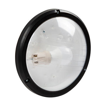 Radiant Bulkhead Eco Black Clear E27 1x15W - image 01