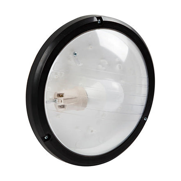 Radiant Bulkhead Eco Black Clear E27 1x15W - image 01