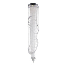 Radiant 7LT Ring Chandelier Crystal Chrome GU10 7x50W in Electrical & Lighting,Lighting,Interior Lighting