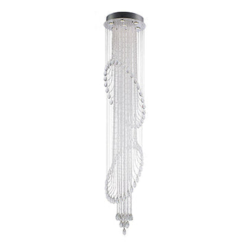 Radiant 7LT Ring Chandelier Crystal Chrome GU10 7x50W in Electrical & Lighting,Lighting,Interior Lighting