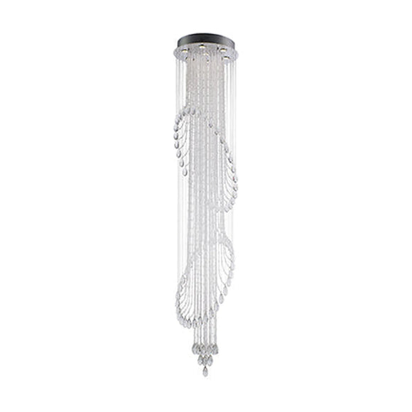 Radiant 7LT Ring Chandelier Crystal Chrome GU10 7x50W - image 01