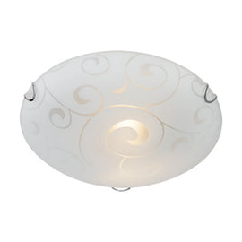 Radiant Stem Ceiling Light Chrome E27 2x60w - image 01