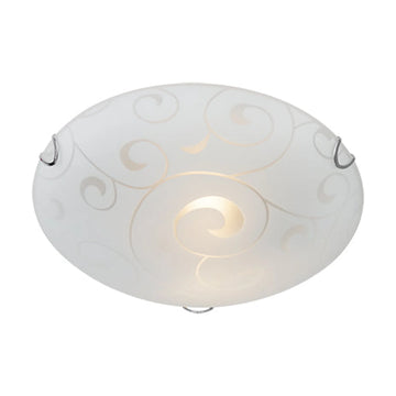 Radiant Stem Ceiling Light Chrome E27 2x60w - image 01