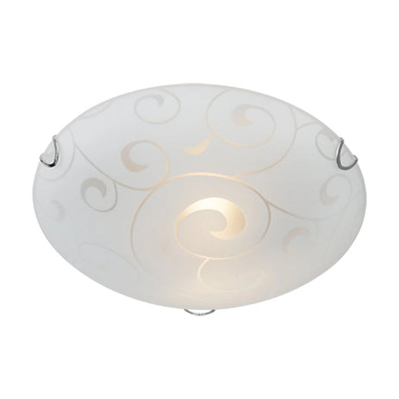Radiant Stem Ceiling Light Chrome E27 2x60w - image 01