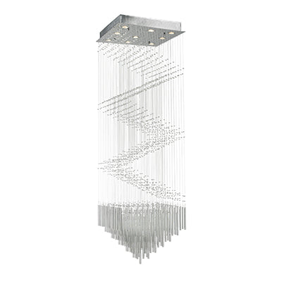 Radiant 9LT Chandelier Crystal Chrome GU10 9x50W