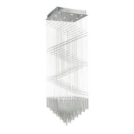 Radiant 9LT Chandelier Crystal Chrome GU10 9x50W