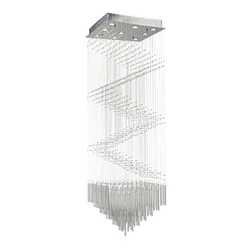 Radiant 9LT Chandelier Crystal Chrome GU10 9x50W