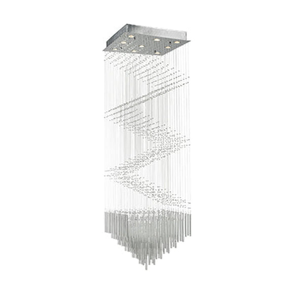 Radiant 9LT Chandelier Crystal Chrome GU10 9x50W - image 01