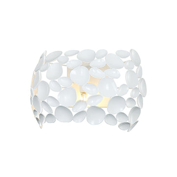 Radiant Wall Light Steel White E14 2x40w