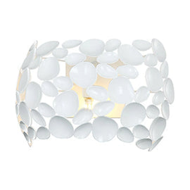 Radiant Wall Light Steel White E14 2x40w - image 01