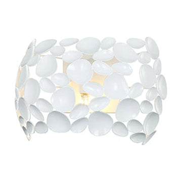 Radiant Wall Light Steel White E14 2x40w - image 01