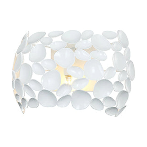 Radiant Wall Light Steel White E14 2x40w - image 01