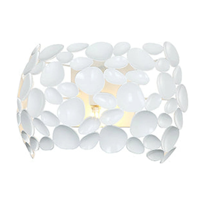 Radiant Wall Light Steel White E14 2x40w - image 01