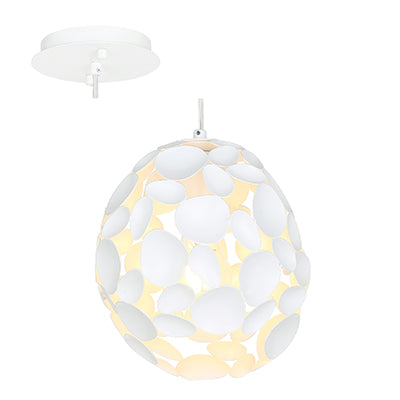 Radiant Pendant Metal 180mm White E27 1x60w in Electrical & Lighting,Lighting,Interior Lighting