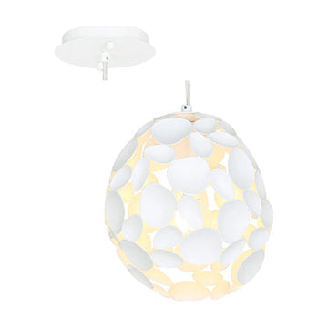 Radiant Pendant Metal 180mm White E27 1x60w - image 01