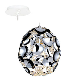 Radiant Pendant Metal 180mm Chrome E27 1x60w in Electrical & Lighting,Lighting,Interior Lighting