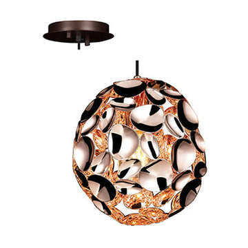 Radiant Pendant Metal 180mm Rose Gold E27 1x60w - image 01