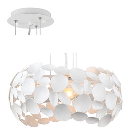 Radiant Pendant Metal 320mm White E27 2x60w in Electrical & Lighting,Lighting,Interior Lighting