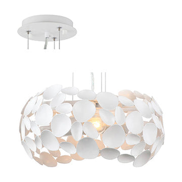 Radiant Pendant Metal 320mm White E27 2x60w - image 01