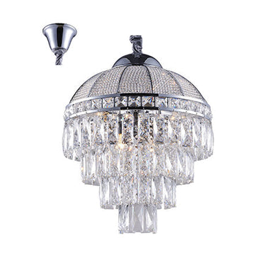 Radiant 4LT Chandelier Crystal Chrome E14 4x40w - image 01