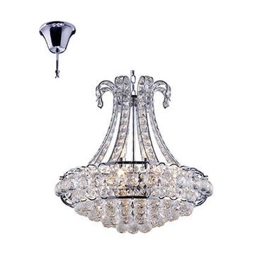 Radiant 12L Chandelier Crystal Chrome E14 12x40w - image 01