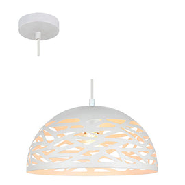 Radiant Pendant Steel 300mm White E27 1x40w in Electrical & Lighting,Lighting,Interior Lighting