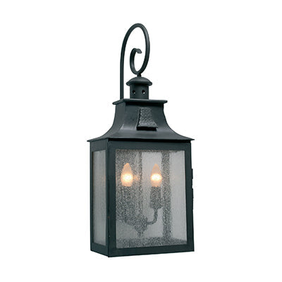 Radiant Wall Light Forged Outdoor Large Sand Black 2xE14 in Electrical & Lighting,Lighting,Exterior Lighting