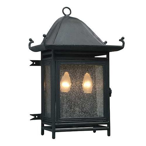 Radiant Wall Light Forged Outdoor Medium Sand Black 2xE14 in Electrical & Lighting,Lighting,Exterior Lighting