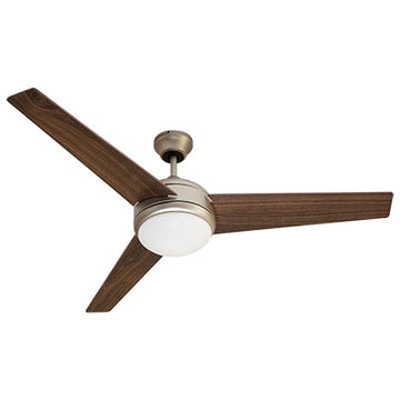 Radiant Ceiling Fan with Light & Remote Satin Nickel in Electrical & Lighting,Lighting,Ceiling Fans