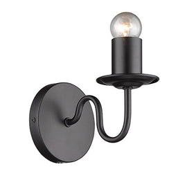 Radiant Wall Light Up Facing Black 1xE27 in Electrical & Lighting,Lighting,Interior Lighting