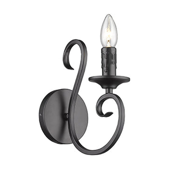 Radiant Wall Light Up Facing Black E14 1x40w - image 01