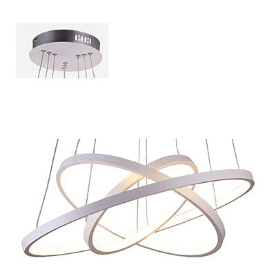 Radiant 3 Rings Pendant White LED 60W in Electrical & Lighting, Interior Lighting, Lighting