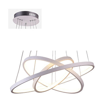 Radiant 3 Rings Pendant White LED 60W - image 01