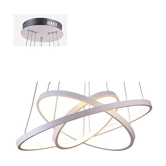 Radiant 3 Rings Pendant White LED 60W - image 01