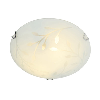 Radiant Leaf Ceiling Light Chrome E27 3x60w in Electrical & Lighting,Lighting,Interior Lighting