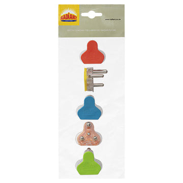 Radiant Plug Top 16Amp 3Pin Multicolor x5 in Electrical & Lighting,Electrical Accessories,Multiplugs & Extension Cords