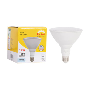 Radiant LED Globe PAR38 14w E27 4000K N - image 01