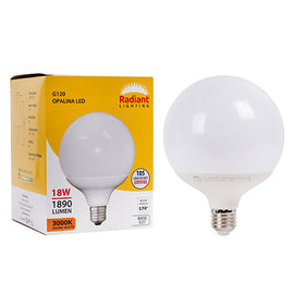 Radiant LED Opalina Frosted G120 18w E27 3000K N in Electrical & Lighting,Lighting,Globes & Tubes