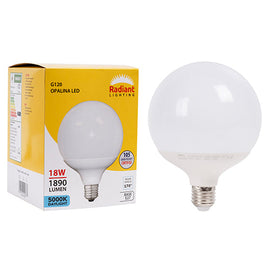 Radiant LED Opalina Frosted G120 18w E27 5000K N in Electrical & Lighting,Lighting,Globes & Tubes