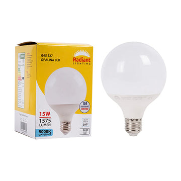 Radiant LED Opalina Frosted G95 15W E27 5000K N - image 01