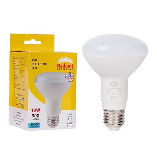 Radiant LED Globe R80 Reflector 10w E27 5000K N in Electrical & Lighting,Lighting,Globes & Tubes