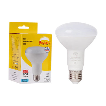 Radiant LED Globe R80 Reflector 10w E27 5000K N - image 01
